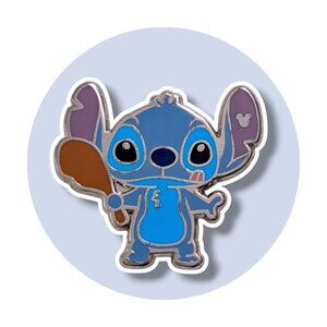 Lilo and Stitch Disney Pin: Stitch with Turkey Leg